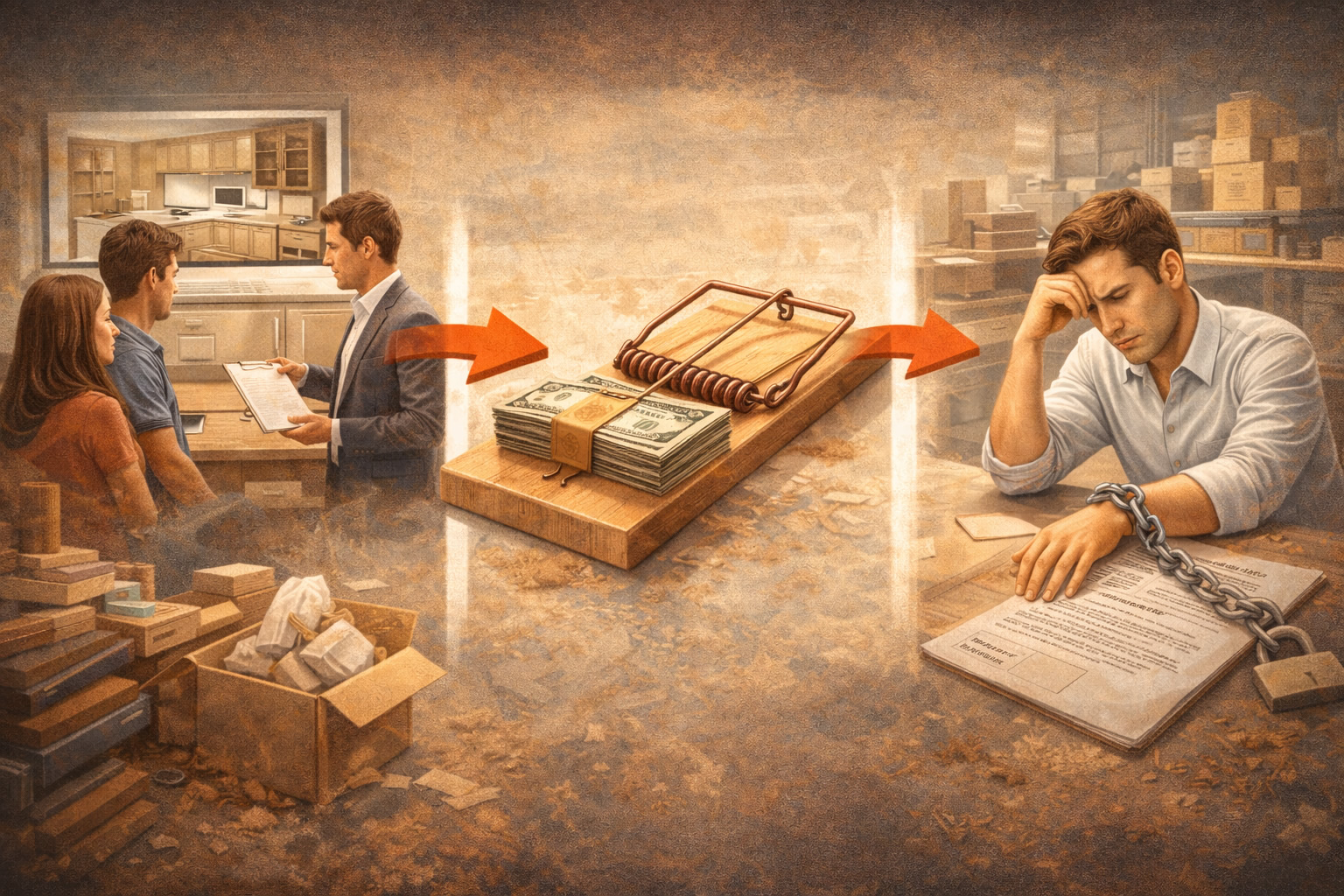 A armadilha do produto inicial para fisgar lojistas.