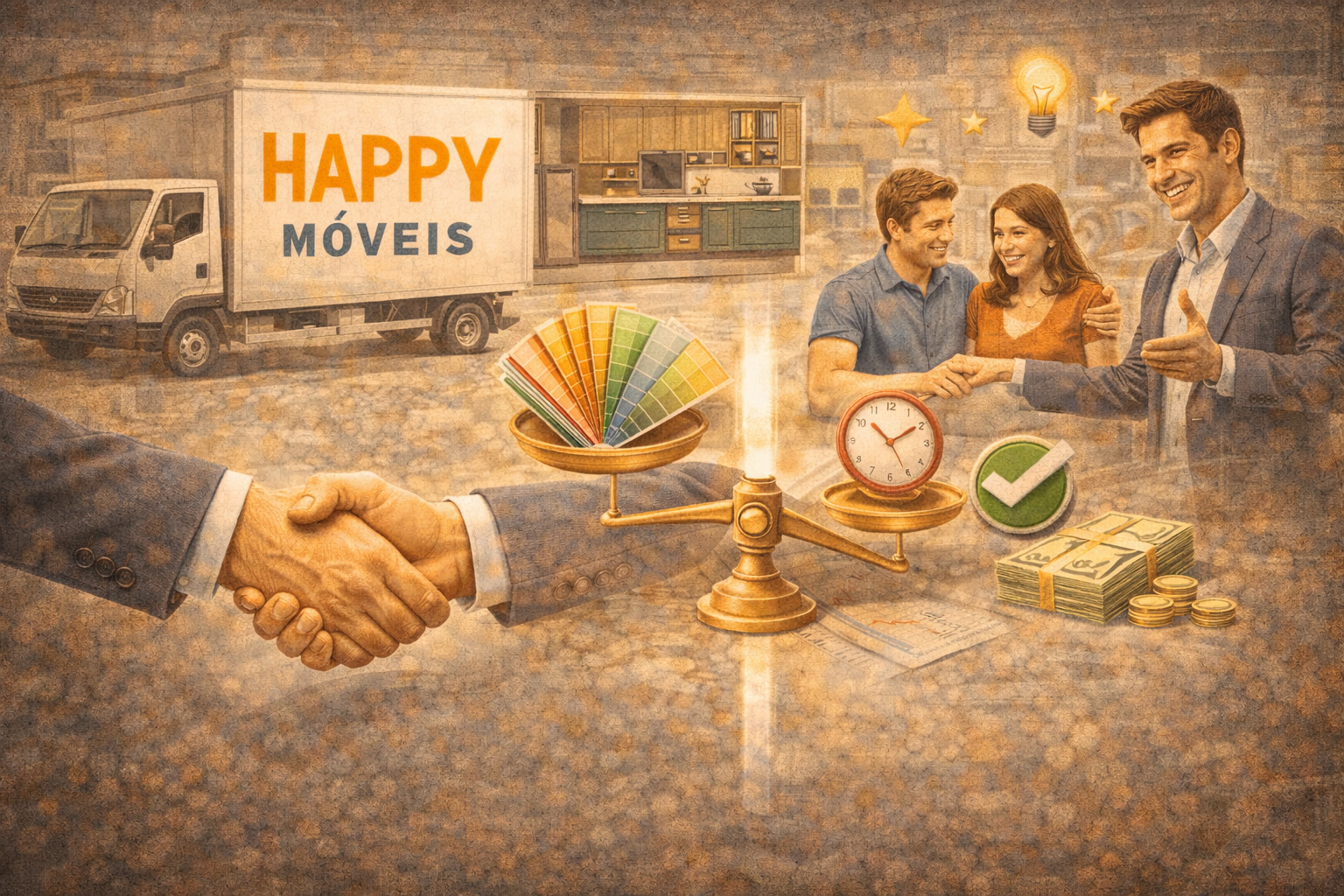 A proposta da HAPPY MÓVEIS.