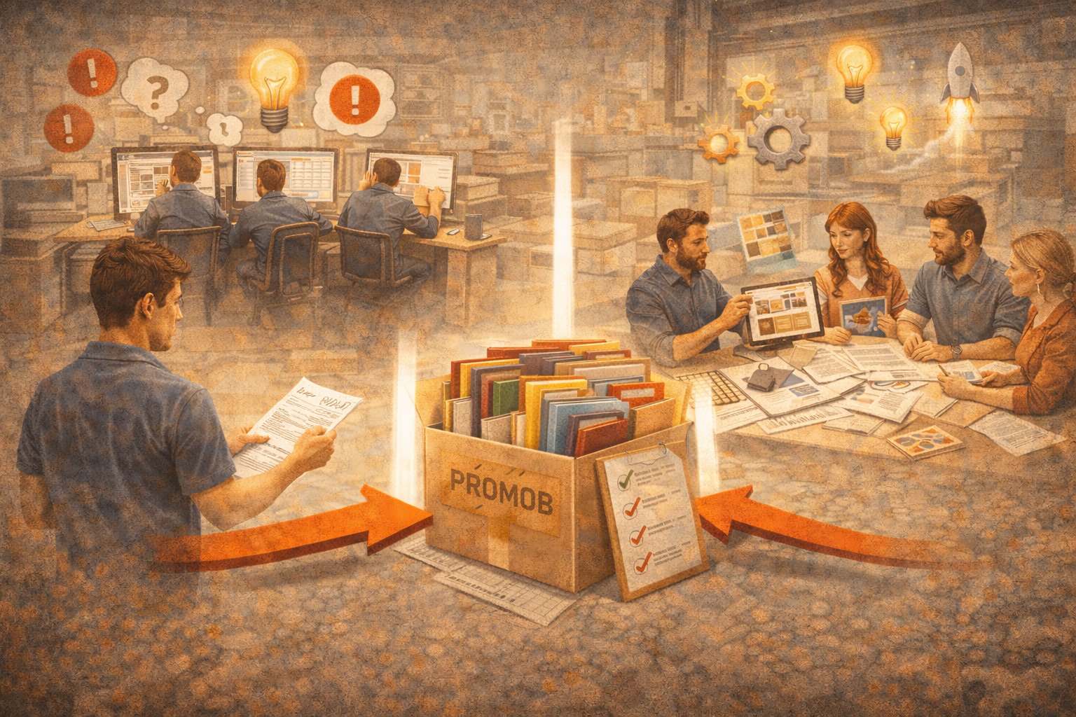 Desenvolvimento contínuo de produtos e biblioteca.