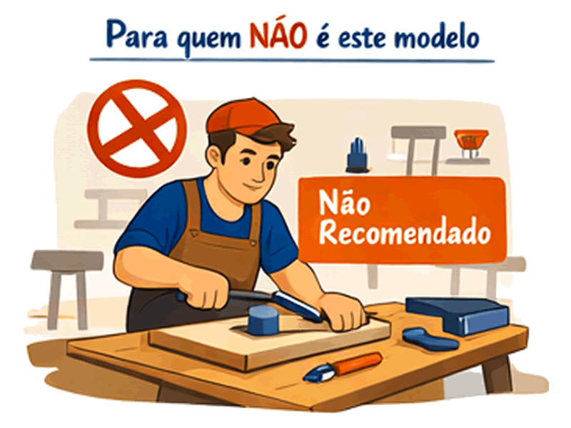 Para quem NÃO é este modelo